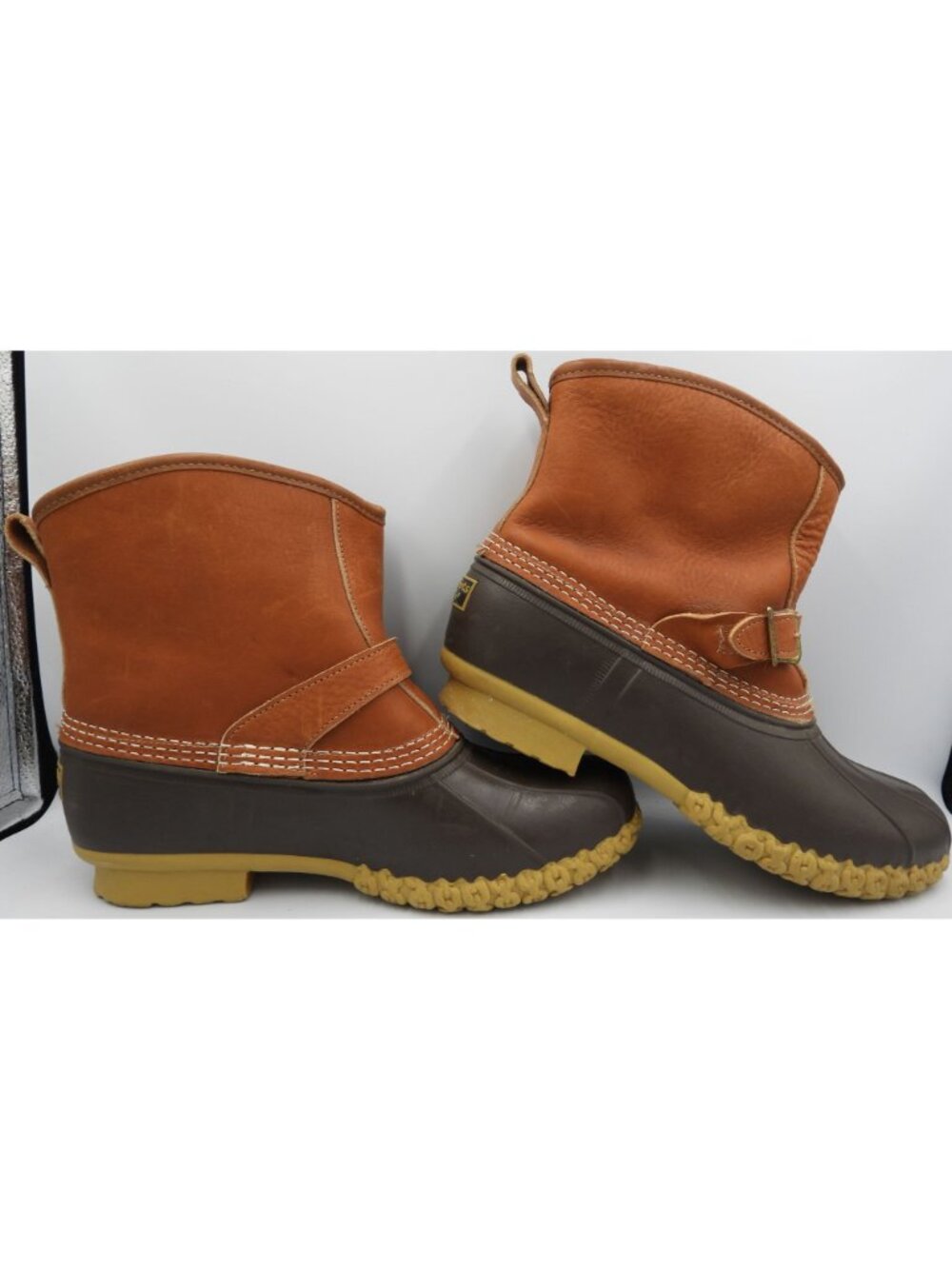 L.L. LL Bean Shearling Lined 7” Lounger Booties 290754 Boots 10 W Made in USA - Picture 7 of 11
